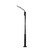 Stalp de iluminat modern pentru parcuri echipat, 3ml, 30W, LED, 6000K, negru, 1 brat, IP65, L.C, SV-002 C