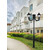 Stalp de iluminat ornamental pentru parcuri echipat, 3ml, 2x30W, LED, CCT set, negru, 2 brate, IP55, SV-002.N3.2J.NOEMI