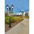Stalp de iluminat ornamental pentru parcuri echipat, 3ml, 2x50W, LED, 6000K, negru, 2 brate, IP55, SV-008.N3.2J.BEPPE