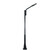 Stalp de iluminat modern pentru parcuri echipat, 4ml, 50W, LED, 6000K, negru, 1 brat, IP65, L.P, SV-008 P