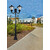 Stalp de iluminat ornamental pentru parcuri echipat, 4ml, 2x50W, LED, 6000K, negru, 2 brate, IP55, SV-008.N4.2J.REMO