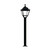 Stalp de iluminat ornamental pentru parcuri echipat, 0.75ml, LED, 8.5W, CCT set, IP65, GOLIA