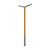 Stalp de iluminat stradal modern echipat, 5ml, LED, 3000K/4000K, 2 brate, insertie lemn, 2x24W, IP65, Way D, ElmarCo