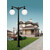 Stalp de iluminat stradal modern echipat, 2 brate, 5.3ml, H.FC6, E27, Fumagalli, Globe 500 Modern, Akille 5000 Pilar