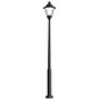 Stalp de iluminat stradal modern echipat, 5.8ml, E27, 50W, 4000K, Fumagalli, Gino 500, Ektor 5000