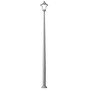 Stalp de iluminat modern pentru parcuri echipat, 3.8ml, E27, 60W, 3000K, Fumagalli, Remo 500, Akille 3000