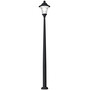 Stalp de iluminat stradal modern echipat, 5.8ml, GX53, 9x10W, CCT set, IP55, Fumagalli, Remo 500, Akille 5000