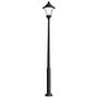 Stalp de iluminat modern pentru gradina echipat, 3.6ml, E27, 50W, 4000K, Fumagalli, Remo 400, Ektor 3000