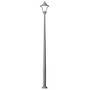 Stalp de iluminat modern pentru gradina echipat, 4.1ml, E27, 50W, 3000K, Fumagalli, Remo 400, Akille 3500