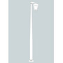 Stalp de iluminat modern pentru gradina echipat, 3ml, E27, 11W, CCT set, IP55, Fumagalli, Sergio, Akille 3000 Iole