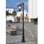 Stalp de iluminat modern pentru gradina echipat, 2.5ml, GX53, 4x10W, CCT set, IP55, Fumagalli, Sergio, Vanni 2500 Iole