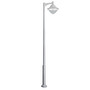 Stalp de iluminat modern pentru gradina echipat, 3.8ml, GX53, 6x10W, CCT set, IP55, Fumagalli, Vivi 400, Ektor 3500