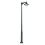 Stalp de iluminat modern pentru gradina echipat, 3.8ml, 1 brat, E27, 50W, 3000K, Fumagalli, Vivi 400, Ektor 3500