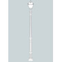 Stalp de iluminat ornamental pentru gradina echipat, 3.5ml, E27, Fumagalli, Simon, Karmel 3000