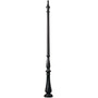 Stalp de iluminat ornamental pentru gradina echipat, 3.6ml, E27, 15W, CCT set, IP55, Fumagalli, Tobia, Tabor