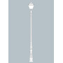Stalp de iluminat ornamental pentru gradina echipat, 3.7ml, E27, 60W, 4000K, Fumagalli, Elia, Tabor
