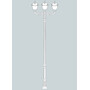 Stalp de iluminat ornamental pentru gradina echipat, 4.2ml, 3 brate, GX53, 3x(4x10)W, CCT set, IP55, Fumagalli, Simon, Karmel 3500 Adam