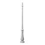 Stalp de iluminat ornamental pentru gradina echipat, 3.1ml, 3 brate, E27, 3x30W, CCT set, IP55, Fumagalli, Siloe, Nebo Ofir