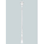 Stalp de iluminat ornamental pentru gradina echipat, 4ml, E27, 30W, CCT set, IP55, Fumagalli, Siloe, Horeb