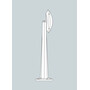 Stalp de iluminat modern pentru gradina echipat, 1ml, E27, Fumagalli, Gabri, Maddi
