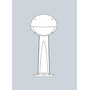 Stalp de iluminat modern pentru gradina echipat, 0.7ml, GX53, 11.3W, CCT set, IP66, Fumagalli, MiniGabri Remi, Lucia-EL