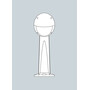 Stalp de iluminat modern pentru gradina echipat, 0.75ml, 2 brate, GX53, 2x17W, CCT set, IP66, Fumagalli, MiniGabri Remi, Maddi-VE