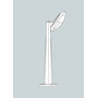 Stalp de iluminat modern pentru gradina echipat, 1ml, GX53, 17W, CCT set, IP66, Fumagalli, Gabri Remi, Maddi-VE
