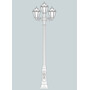 Stalp de iluminat ornamental pentru gradina echipat, 2.5ml, 2+1 brate, E27, 3x6.5W, Fumagalli, Salem, Ricu Bisso