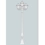 Stalp de iluminat ornamental pentru gradina echipat, 2.5ml, 3+1 brate, E27, Fumagalli, Salem, Ricu Bisso