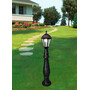 Stalp de iluminat ornamental pentru gradina echipat, 1ml, E27, 11W, CCT set, IP55, Fumagalli, Salem, Iafet