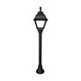 Stalp de iluminat ornamental pentru gradina echipat, 1ml, E27, 8.5W, CCT set, IP55, Fumagalli, Cefa, Mizar
