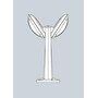 Stalp de iluminat modern pentru gradina echipat, 0.7ml, 2 brate, GX53, 2x17W, CCT set, IP66, Fumagalli, MiniGabri Remi, Lucia-GD