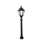 Stalp de iluminat ornamental pentru gradina echipat, 1.6ml, E27, 8.5W, CCT set, IP55, Fumagalli, Noemi, Aloe'.R