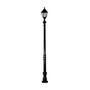Stalp de iluminat ornamental pentru gradina echipat, 3.5ml, E27, 6.5W, Fumagalli, Noemi, Karmel 3000