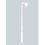 Stalp de iluminat modern pentru gradina echipat, 3.8ml, GX53, 4x10W, CCT set, IP55, Fumagalli, Sergio, Ektor 3500 Midipilar