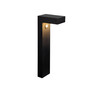 Stalp de iluminat ornamental pentru gradina echipat, negru, 0.55ml, LED, 9.7W, 4000K, senzor de prezenta, Norlys, Asker Bollard