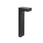 Stalp de iluminat ornamental pentru gradina echipat, grafit, 0.55ml, LED, 9.7W, 4000K, senzor de prezenta, Norlys, Asker Bollard