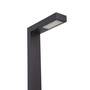 Stalp de iluminat ornamental pentru gradina echipat, grafit, 2.36ml, LED, 8.4W, 3000K, Norlys, Asker Pole