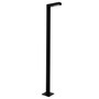 Stalp de iluminat ornamental pentru gradina echipat, negru, 2.36ml, LED, 8.5W, 3000K, DALI2/NightDim, Norlys, Asker Pole