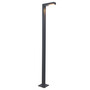 Stalp de iluminat ornamental pentru gradina echipat, grafit, 2.36ml, LED, 8.4W, 3000K, Norlys, Asker Pole