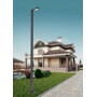 Stalp de iluminat ornamental pentru gradina echipat, grafit, 3.5ml, LED, 19.5W, 3000K, dimabil, Norlys, Asker Pole