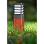 Stalp de iluminat ornamental pentru gradina echipat, negru, 0.49ml, LED, 8.5W, 4000K, dimabil, Norlys, Halmstad