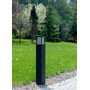 Stalp de iluminat ornamental pentru gradina echipat, negru, 0.85ml, LED, 5.9W, 2700K, dimabil, Norlys, Halmstad