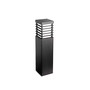 Stalp de iluminat ornamental pentru gradina echipat, grafit, 0.49ml, E27, Norlys, Halmstad