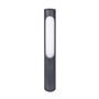 Stalp de iluminat ornamental pentru gradina echipat, grafit, 0.85 ml, LED, 13,4W, 4000K, dimabil, Norlys, Kisa