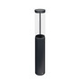 Stalp de iluminat ornamental pentru gradina echipat, grafit, 0.85ml, LED, 9.1W, 4000K, dimabil, Norlys, Egersund Park