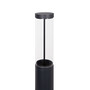 Stalp de iluminat ornamental pentru gradina echipat, grafit, 0.85ml, LED, 9.1W, 4000K, dimabil, Norlys, Egersund Park