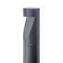 Stalp de iluminat ornamental pentru gradina echipat, grafit, 0.85ml, LED, 10.1W, 4000K, dimabil, Norlys, Oppland