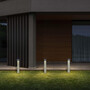 Stalp de iluminat modern pentru gradina echipat , alb, 0.6ml, LED, 4000K, 9W, IP65, Sirio, Ideal Lux