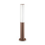 Stalp de iluminat modern pentru gradina echipat , cafeniu, 0.605ml, LED, 3000K, 9.5W, IP44, Etere, Ideal Lux